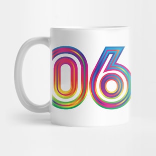 06 spectrum outline Mug